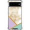 Angled Marble Google Pixel 6 Clear Case